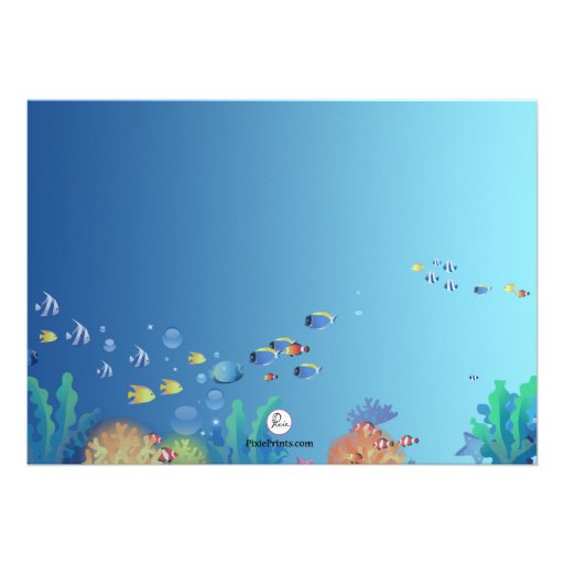 Snorkeling Tots Birthday Party Invitation