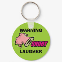 Snorting Laugher keychains by stacypettingill Snorting Laugher keychains