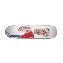 snot metal custom skateboard