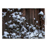 Snow Abstract Merchandise Greeting Card