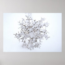 Snow Abstract Posters