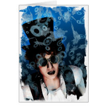 Snow and Steam Greeting Card cards