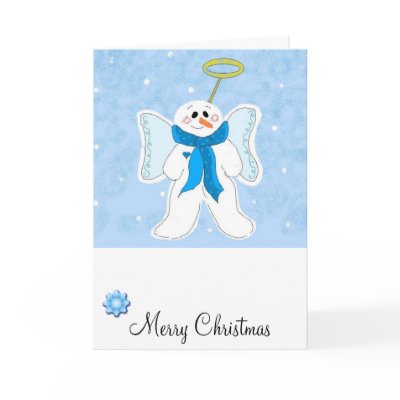 Snow Angel Greeting Cards by seashell2
