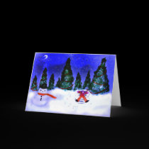Snow angel cards