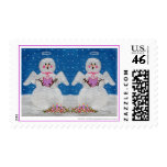 Snow Angel Choir Postage Stamps