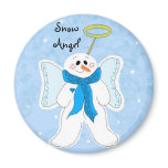 Snow Angel Refrigerator Magnet