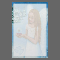 "Snow Angel" stationery by mareen "Snow Angel" stationery