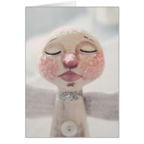 Snow Angel Winter Blessings Christmas Card cards