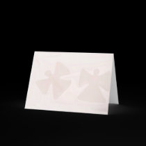 Snow Angels Holiday Greeting Card cards