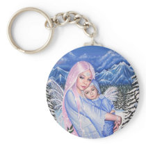 Snow Angels Key Chain