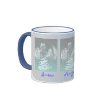 snow angels mug by lotzostuff snow angels mug