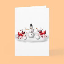 snow ants cards