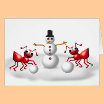 snow ants cards