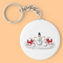 snow ants keychains