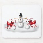 snow ants mousepad