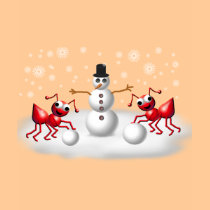 snow ants t-shirts