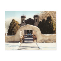 Snow at Chimayo postcards by johndavidpowell Snow at Chimayo postcards