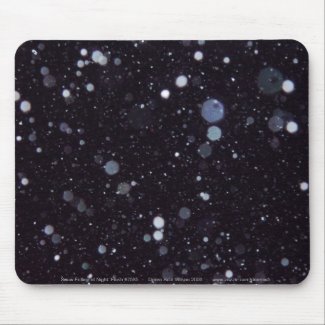 Snow at Night Mousepad mousepad