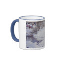 Snow Bank painting- mug by MrNoble Snow Bank painting- mug