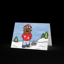 'Snow Bear' Holiday Card