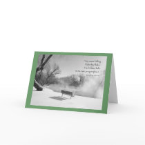 Snow Bench in Silence cards