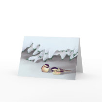 SNOW BIRDS by SHARON SHARPE Greeting Cards