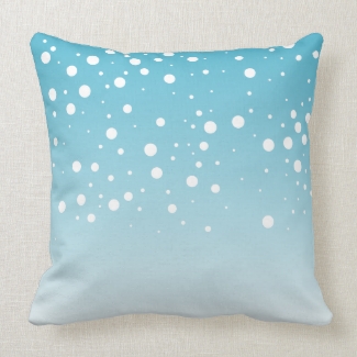 Snow Blue Pillow