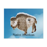 Snow Buffalo Postcard