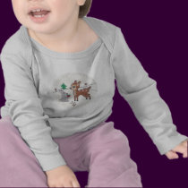 Snow Bunny and Fawn t-shirts