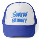 Snow Bunny Blue Hat by sixteenthkid Snow Bunny Blue Hat