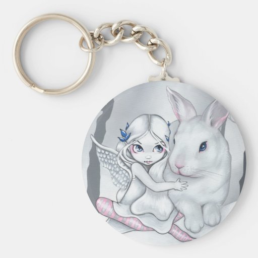 "Snow Bunny" Keychain