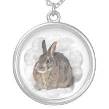 Snow Bunny Pendants