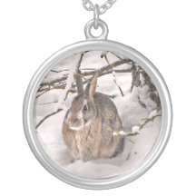 Snow Bunny Pendants