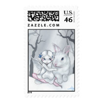 "Snow Bunny" Stamp by strangeling "Snow Bunny" Stamp