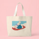 Snow Bunny Tote bags