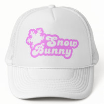 Snow Bunny Winter Pink Hat