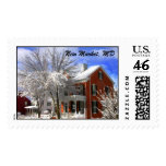 Snow Burst Trees, Victorian Manor, New Market, MD postage