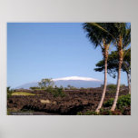 Snow-Capped Mauna Kea Mountain Print