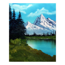 snow capped mountains posters