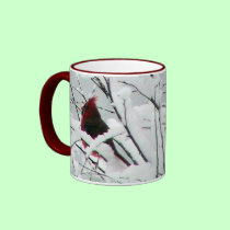 Snow Cardinal Mug