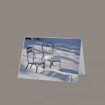 Snow Chairs cards