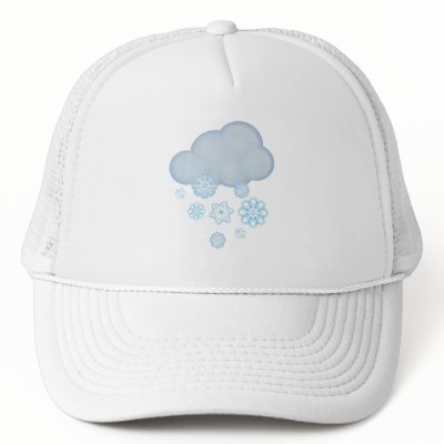 snow cloud mesh hats by shopaholicchick