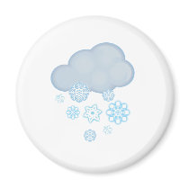 snow cloud magnets