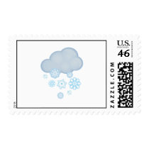 snow cloud postage