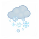 snow cloud posters