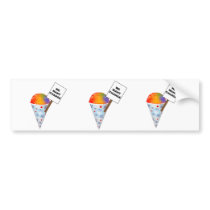 Snow Cones bumper stickers by jonnydowntown Snow Cones bumper stickers