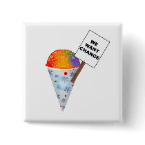 Snow Cones buttons by jonnydowntown Snow Cones buttons