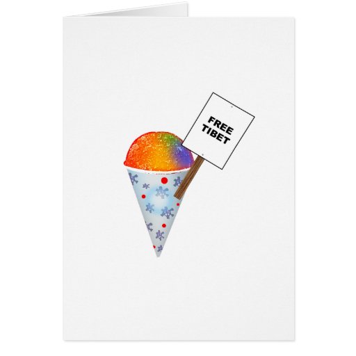 Snow Cones Card