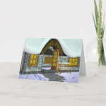 Snow Cottage Holiday Greeting Cards