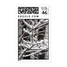 Snow-covered Branches – Medium stamp